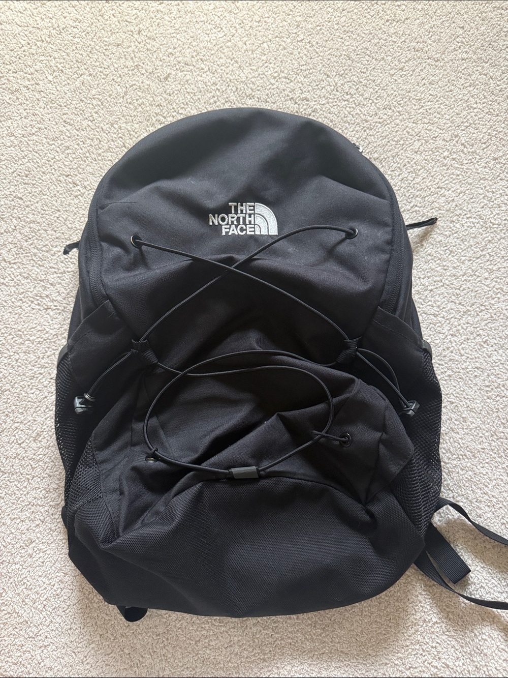 The North Face Black Daypack with Front Bungee